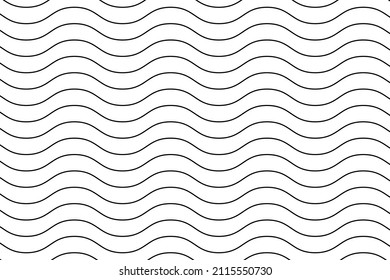 Wave Lines Pattern Abstract Background. Vector