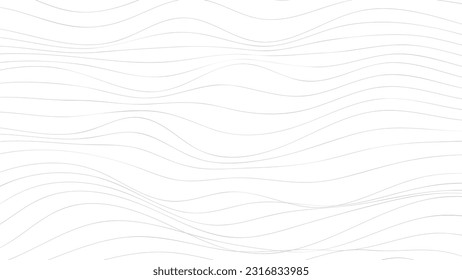 Wave Lines Pattern Abstract Background. Vector