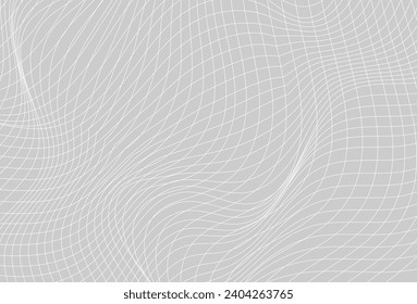 Wave Lines Pattern Abstract Background. Vector Illustration