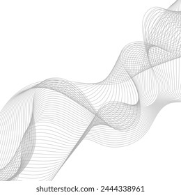 Wave Lines Pattern Abstract Background. Vector Illustration. Wallpaper