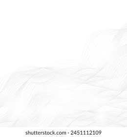 Wave Lines Pattern Abstract Background. Vector Illustration