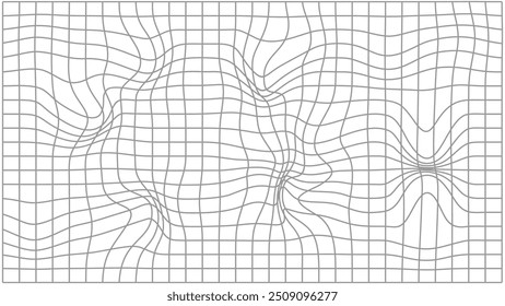 Wave Lines Pattern Abstract Background Vector Illustrations