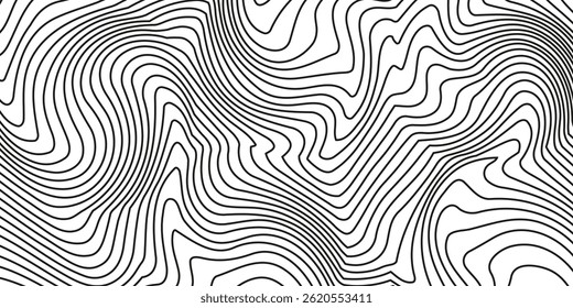 Wave Lines Pattern Abstract Background. Vector