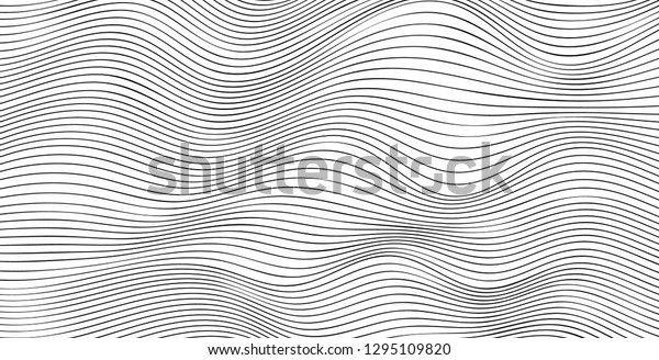 Wave Lines Pattern Abstract Background Vector Stock Vector (Royalty ...