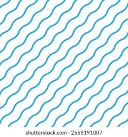 Wave lines pattern background seamless vector as zigzag stroke texture , undulate squiggle simple backdrop stripes element repeated image clip art. vector illustration. EPS 10 