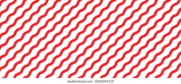 Wave lines pattern background seamless vector as zigzag stroke texture , undulate squiggle simple backdrop stripes element repeated image clip art.