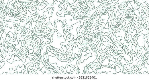 wave lines Topographic map.Seamless vector topographic map background.Geographic mountain relief. Abstract lines background.Modern design with White background with topographic wavy pattern design.