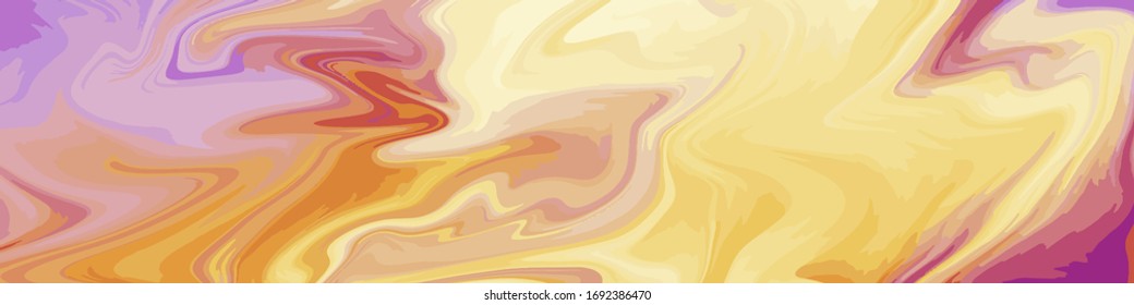 Wave Liquid Marble style texture illustration. Color background for banner, flyer