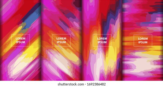 Ilustración de textura estilo mármol líquido ondulado. Fondo de color para banner, volante