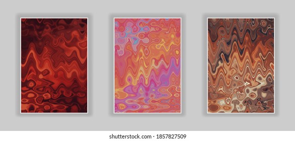 Ilustración de textura de estilo de mármol líquido ondulado. Fondo de color para banner, volante, tarjeta de visita, cartel, papel pintado, folleto