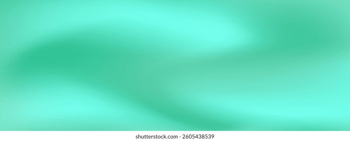 Wave liquid menthol mint green gradient mesh texture background