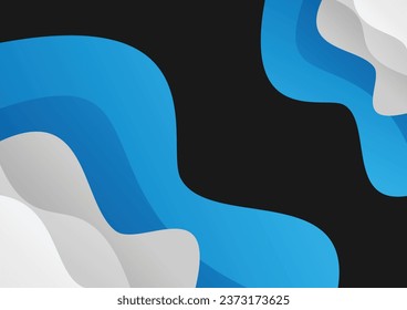 wave liquid modern style background design