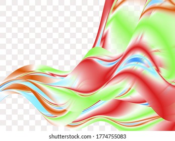 Wave Liquid Shape. Abstract Fluid Background.  Colorful Liquid Shapes With Flow Effect For Business Poster, Banner, Cover.Trendy Illustration EPS10 Vector.  