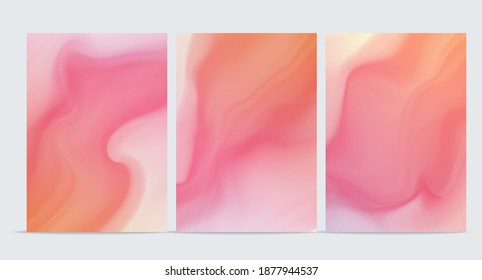 Wave Liquid shape in multi color background. Vector illustration EPS10