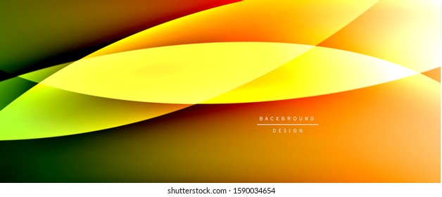 Wave liquid style lines with shadows and light on gradient background. Trendy simple fluid color gradient abstract background with dynamic straight shadow line effect. Vector Illustration For