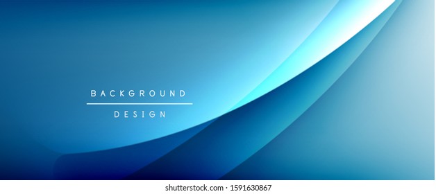 Olear líneas de estilo líquido con sombras y luz sobre el fondo del degradado. Fondo abstracto de degradado de color simple y moderno con efecto de línea de sombra recta dinámica. Ilustración de vectores para