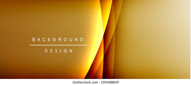 Olear líneas de estilo líquido con sombras y luz sobre el fondo del degradado. Fondo abstracto de degradado de color simple y moderno con efecto de línea de sombra recta dinámica. Ilustración de vectores para