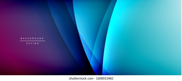 Olear líneas de estilo líquido con sombras y luz sobre el fondo del degradado. Fondo abstracto de degradado de color simple y moderno con efecto de línea de sombra recta dinámica. Ilustración de vectores para