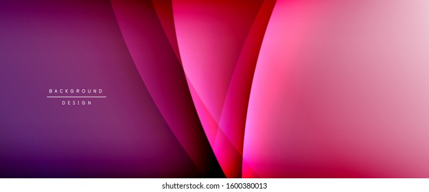 Olear líneas de estilo líquido con sombras y luz sobre el fondo del degradado. Fondo abstracto de degradado de color simple y moderno con efecto de línea de sombra recta dinámica. Ilustración de vectores para