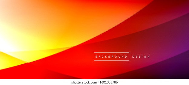 Olear líneas de estilo líquido con sombras y luz sobre el fondo del degradado. Fondo abstracto de degradado de color simple y moderno con efecto de línea de sombra recta dinámica. Ilustración de vectores para
