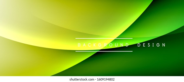 Olear líneas de estilo líquido con sombras y luz sobre el fondo del degradado. Fondo abstracto de degradado de color simple y moderno con efecto de línea de sombra recta dinámica. Ilustración de vectores para