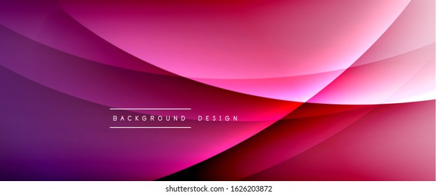 Olear líneas de estilo líquido con sombras y luz sobre el fondo del degradado. Fondo abstracto de degradado de color simple y moderno con efecto de línea de sombra recta dinámica.  