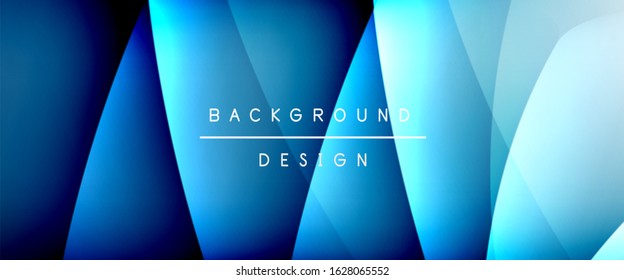 Olear líneas de estilo líquido con sombras y luz sobre el fondo del degradado. Fondo abstracto de degradado de color simple y moderno con efecto de línea de sombra recta dinámica. Ilustración de vectores para