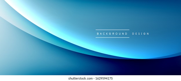 Olear líneas de estilo líquido con sombras y luz sobre el fondo del degradado. Fondo abstracto de degradado de color simple y moderno con efecto de línea de sombra recta dinámica. Ilustración de vectores para