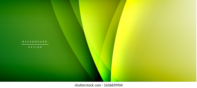 Wave liquid style lines with shadows and light on gradient background. Trendy simple fluid color gradient abstract background with dynamic straight shadow line effect. Vector Illustration For