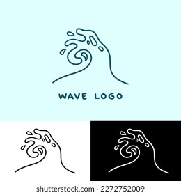 Wave Logo Branding Symbol Identity.eps