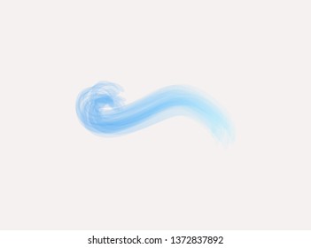 Wave Logo With Brush Style