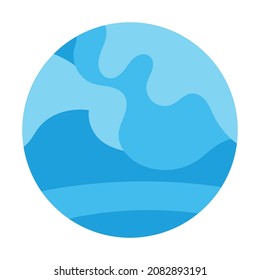 Wave logo business element of nature concept design template