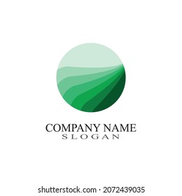 Wave Logo Bussiness Element Of Nature Concept Design Template
