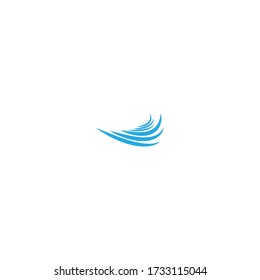Wave logo concept icon illustration 