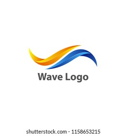 Wave Logo Creative Template Sign Vector