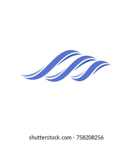 Wave Logo Design Element