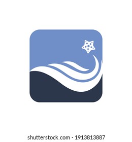 wave logo design eps 10
