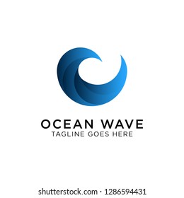 Wave Logo Design Inspiration, Vector illustration
