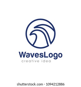 Wave Logo Design Template
