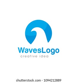Wave Logo Design Template