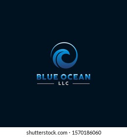 Wave Logo Design Template for Water Sport 