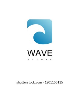 Wave Logo Design Vector