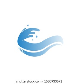 Wave Logo design vector template.