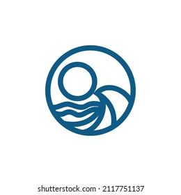 Wave Logo Design Vector. Water Logo Concept