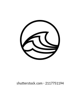 Wave Logo Design Vector. Water Logo Concept
