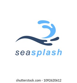 Wave Logo Design, Water Splash Logo