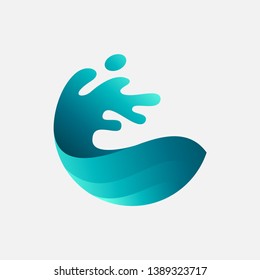 wave logo design for your company