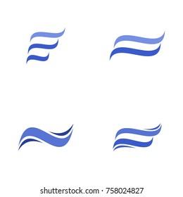 Wave Logo Element Template