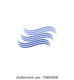 Wave Logo Element Template