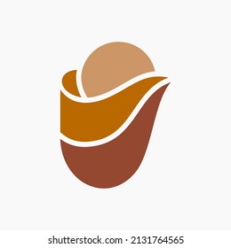 wave logo and holiday icon